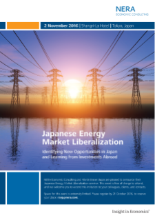 Japanese Energy Market Liberalization: Identifying New Opportunities in Japan and Learning from Investments Abroad
